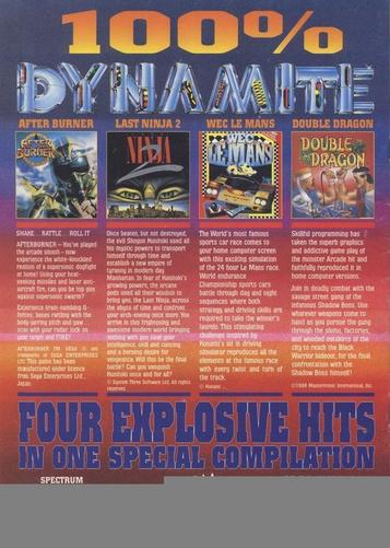 100% Dynamite - Afterburner (1990)(Ocean)(Side A)[48-128K] ROM