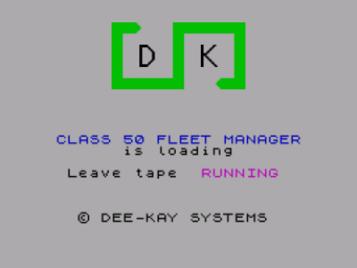 Class 50 Fleet Manager (19xx)(Dee-Kay Systems) ROM