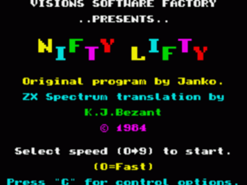 Nifty Lifty (1984)(Visions Software Factory)