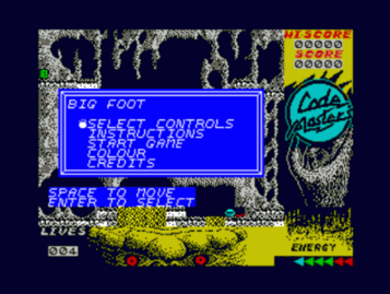Bigfoot (1988)(Codemasters) ROM