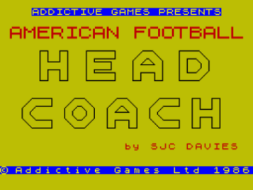 Head Coach (1986)(Addictive Games)[a]
