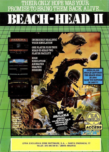 Beach-Head II - The Dictator Strikes Back! (1986)(Americana Software)(Side A)[re-release] ROM