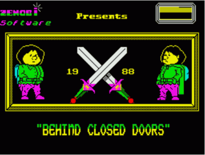 Behind Closed Doors II - The Sequel (1988)(Zenobi Software)