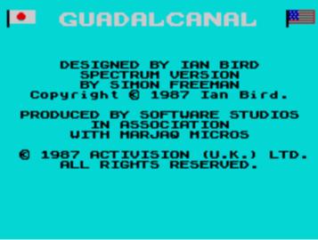 Guadalcanal (1987)(Activision) ROM