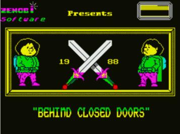 Behind Closed Doors II - The Sequel (1988)(Zenobi Software)[ICGLS]