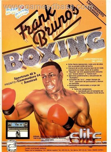 Frank Bruno's Boxing (1985)(Elite Systems)[a3]