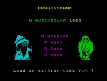 Dragonsbane (1983)(Quicksilva)