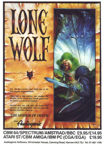 Lone Wolf III - The Mirror Of Death (1991)(Audiogenic Software)[b] ROM