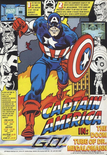 Captain America - Defies The Doom Tube (1988)(Go!) ROM