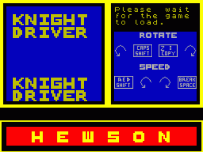 Knight Driver (1984)(Hewson Consultants)