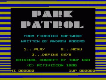 Park Patrol (1987)(Firebird Software)[BleepLoad]