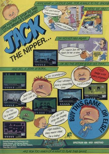 Jack The Nipper (1986)(Gremlin Graphics Software) ROM