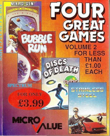 Four Great Games Volume 2 - Bubble Run (1988)(Micro Value)
