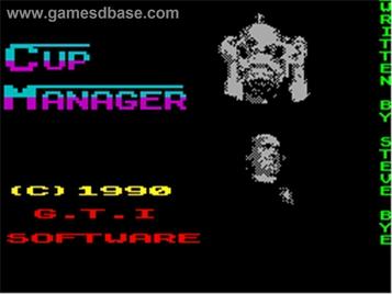 Cup Manager (1990)(GTI Software) ROM
