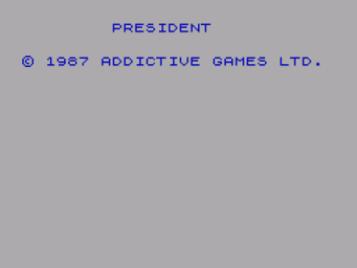 President (1987)(Addictive Games)
