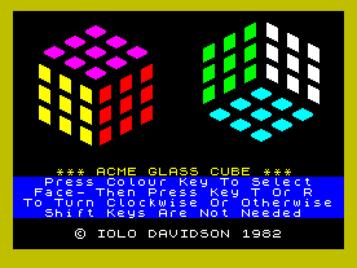 Acme Glass Cube (1982)(Iolo Davidson) ROM