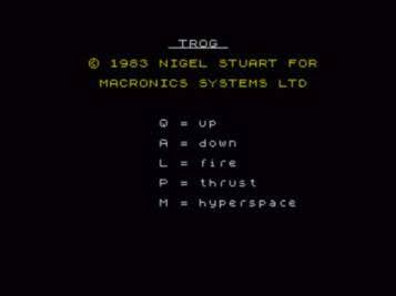 Trog (1983)(Macronics Systems) ROM