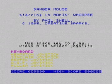 Danger Mouse In Making Whoopee! (1988)(System 4)[re-release] ROM