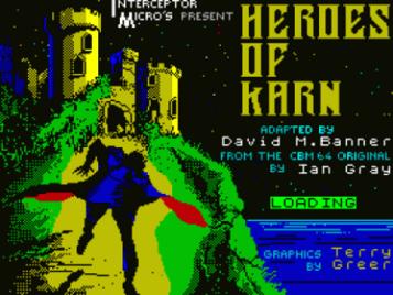 Heroes Of Karn (1984)(Interceptor Micros Software)