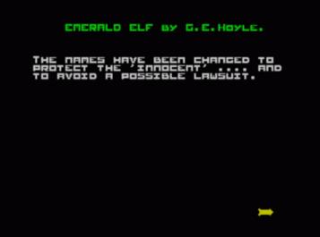 Emerald Elf, The (1995)(Zenobi Software) ROM