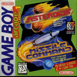 Arcade Classic No. 1: Asteroids & Missile Command ROM