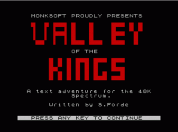 Valley Of The Kings (1984)(Monk Soft) ROM