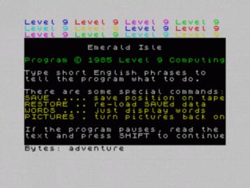 Emerald Isle (1985)(Level 9 Computing)