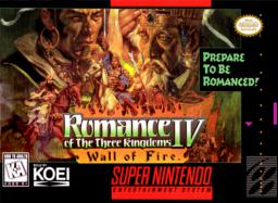 Romance of the Three Kingdoms IV: Wall of Fire ROM