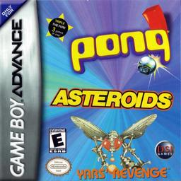 3 Games in One! Yars' Revenge + Asteroids + Pong