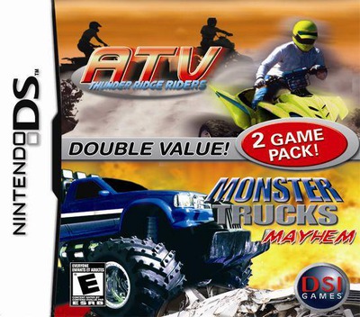 2 Game Pack! Monster Trucks Mayhem + ATV - Thunder Ridge Riders