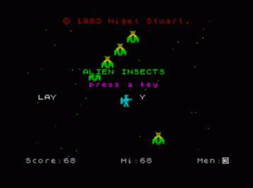 Alien Insects (1983)(Macronics Systems) ROM
