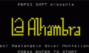 Alhambra, La (1992)(Pepsi Soft)(es) ROM
