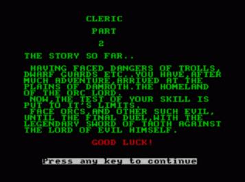Clerics Quest (1989)(Global Games)(Side B)